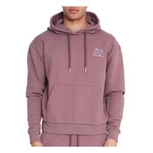 NEW AMICCI astori core loopback hoodie in dark mauve